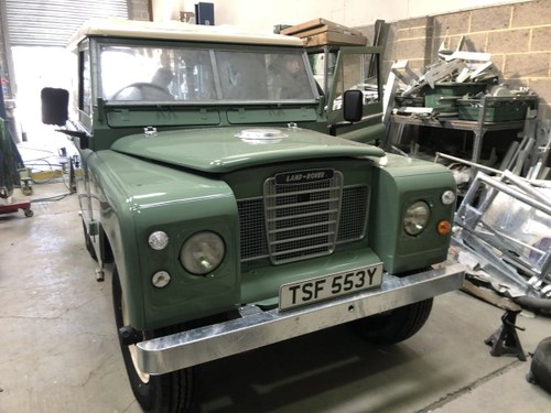 1983 Land Rover Series 3 galvanised chassis/doors. Restored SOLD