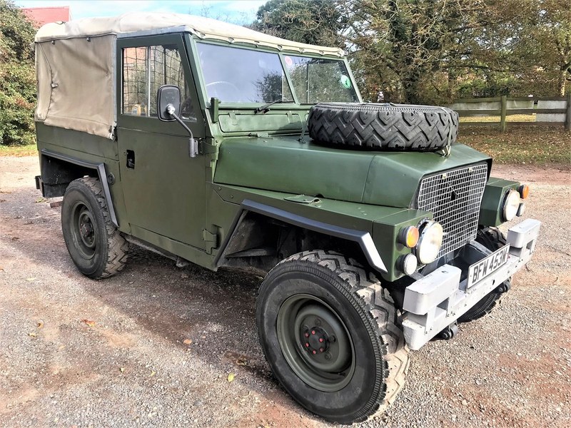 1981 land rover lightweight with galvanised chassis
