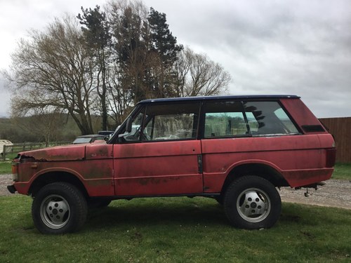 1971 Range Rover Suffix A 2 Door RHD project For Sale