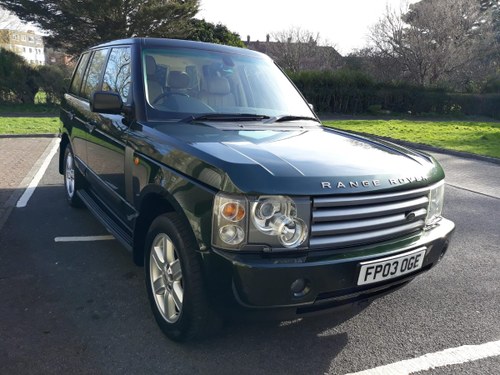 2003 Range Rover Vogue  Price reduced! SOLD