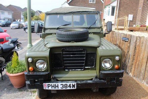 Ex-Army (Papers and Plate) Landy Series 3 1981 In vendita