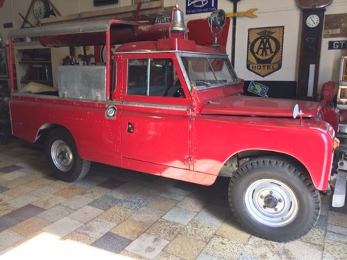 RARE LAND ROVER FIRE TRUCK SERIES 11A 1964 3500 MILES  SOLD