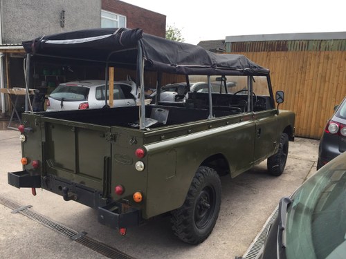 1980 Landrover series 3 Ffr x military new respray,hood For Sale