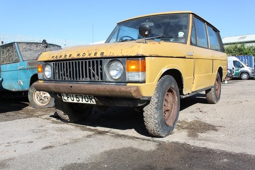1976 Range Rover Classic V8 Petrol UK RHD For Restoration VERKAUFT