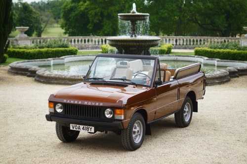 1982 Range Rover Classic 'Octopussy 007' Tribute SOLD