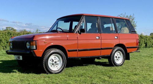 1984 Range Rover V8 petrol 5sp man excellent & original In vendita