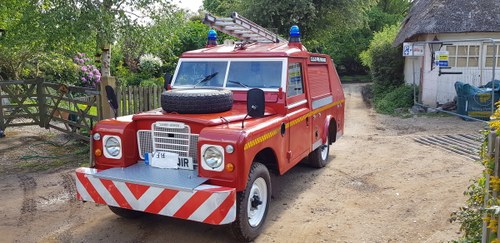1977 Land Rover Series 3 Fire Engine Appliance Pump VENDUTO