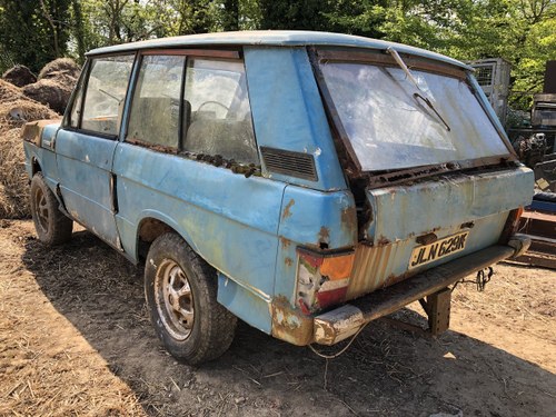 1971 Range Rover classic, suffix A, restoration project  SOLD