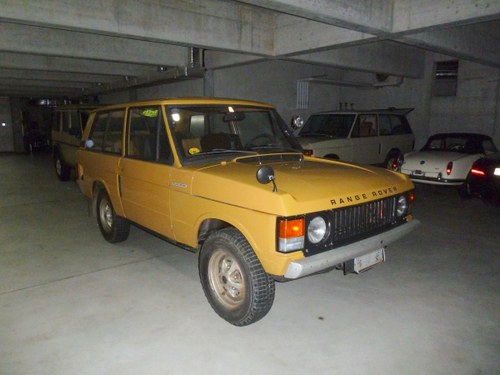 1972 100% original unmolested suffix A  LHD Range Rover For Sale