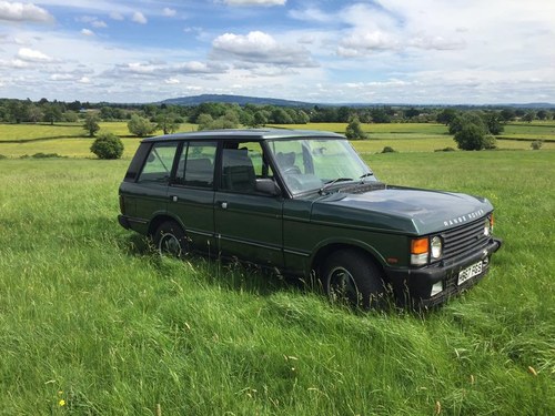 1990 Range Rover Vogue SE Epsom Green For Sale