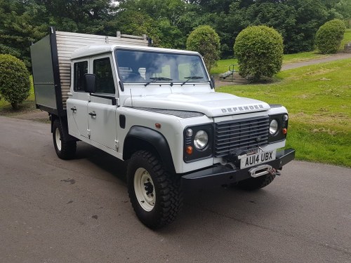 2014 LAND ROVER DEFENDER 130 DOUBLE CAB TIPPER For Sale