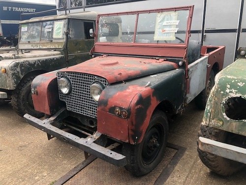 1951 Land Rover Series One 80” Lights Through The Grille SOLD