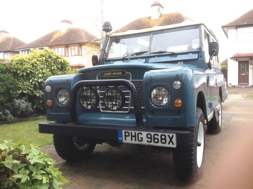 1982 Land Rover Series 3  88” SWB. 2,25 Ltr petrol. For Sale