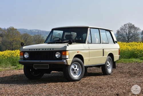 1972 Range Rover Suffix A In vendita