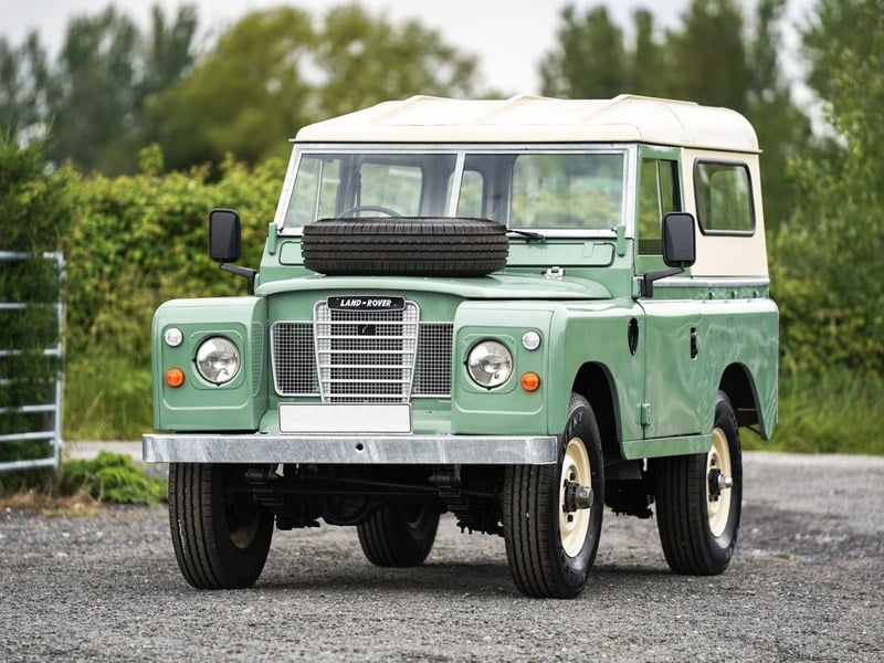 Land Rover Series 3 88" Hardtop Pastel Green Galvanised Chas