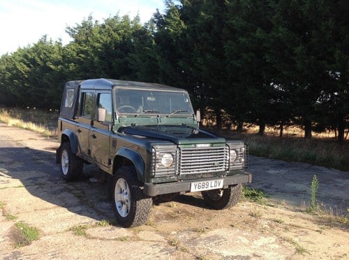 2001 Land Rover Defender 110 DCPU Green In vendita