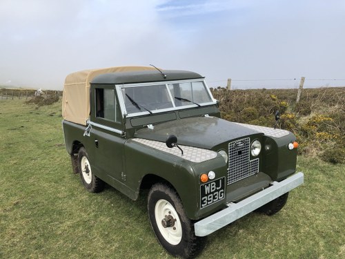 1969 Land Rover Series 2a SWB pickup with Tilt SOLD