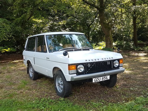 1972 Range Rover A-Suffix - Nut and Bolt Rebuild For Sale