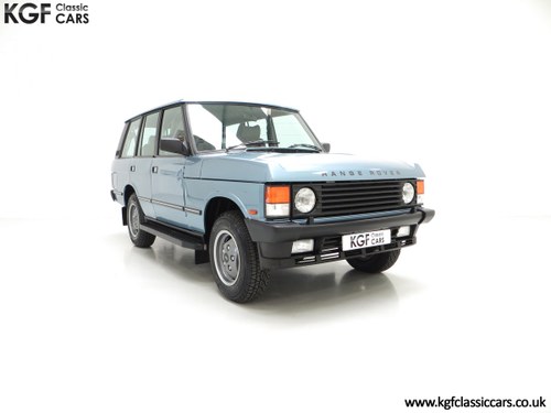 1988 An Outstanding Range Rover Classic Vogue Turbo D 15970 Miles SOLD