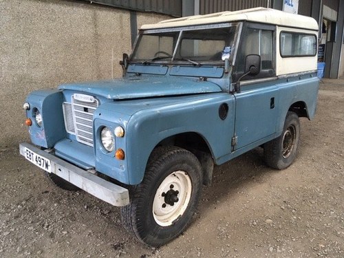 1980 Land Rover 88'' at Morris Leslie Auction 17th August  In vendita all'asta