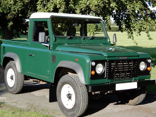 2005 Land Rover Defender 90 Truck Cab VERKOCHT