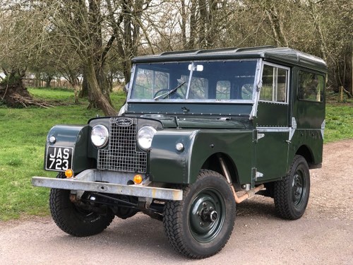1952 Land Rover 80" Series One. Fully restored, In vendita