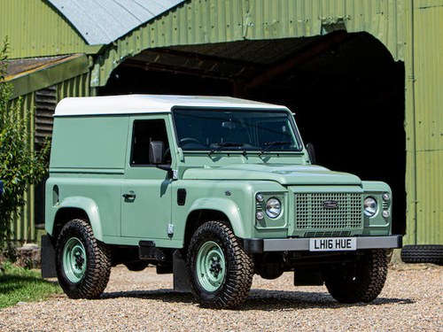 2016 LAND ROVER DEFENDER 90 HERITAGE HARDTOP 4X4 UTILITY For Sale by Auction