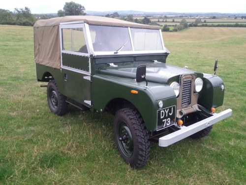 1954 Land rover series 1, 86" galvanized chassis SOLD