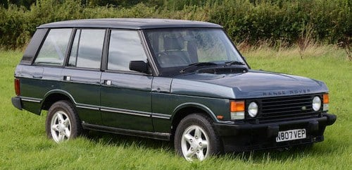 ex-SAS British Army, 1995 RANGE ROVER VOGUE CLASSIC For Sale by Auction