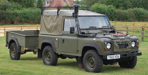 ex-British Army, 1999 LAND ROVER DEFENDER WOLF For Sale by Auction