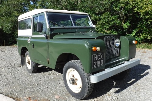 1966 LAND ROVER IIA GALV CHASSIS LO MILES HUGE HISTORY FILE  SOLD
