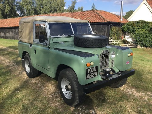 1963 Land Rover Series 2A Soft top Petrol. SOLD