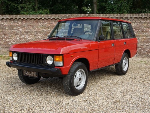1983 Land Rover Range Rover 3.5 V8 Classic manual 5-speed, only 5 In vendita