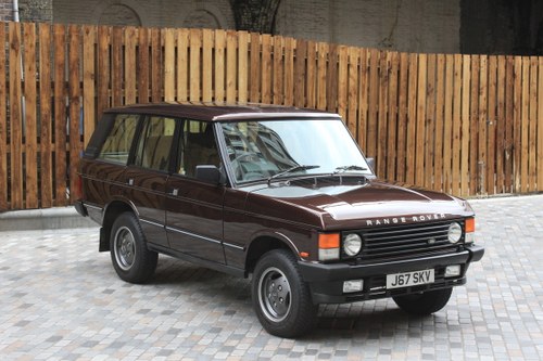 1992 Range Rover Classic 3.9 EFI, RARE MANUAL GEARBOX SOLD
