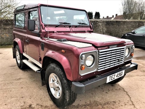 2002 02/02 Defender 90 TD5 county station wagon 6 seat For Sale