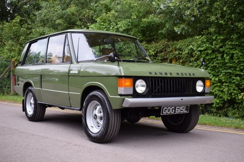 1972 RHD RANGE ROVER CLASSIC 2 DOOR SUFFIX A RESTORED TO R SOLD