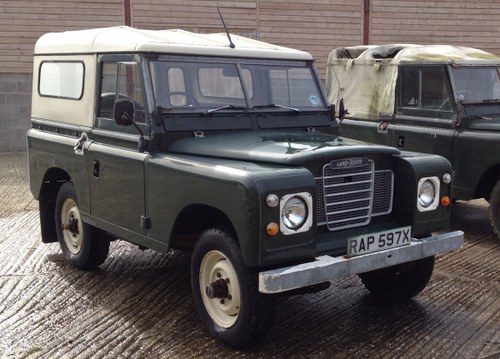 1981 Land Rover Series 3 SWB Hardtop In very original For Sale