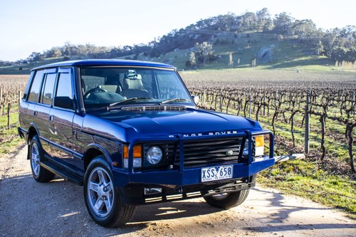 1995 Range Rover Classic 'Soft Dash' Biarritz Blue RHD  In vendita