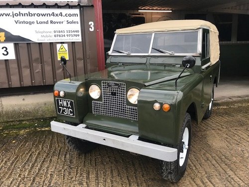 1965 Land Rover ® Series 2a *MOT and Tax Exempt Ragtop* (HWX) SOLD