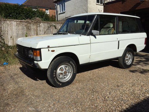 1978 Range Rover Classic Suffix Rolling Shell For Sale