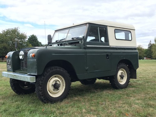 1962 Land Rover Series 2A  SWB, Petrol, Overdrive SOLD