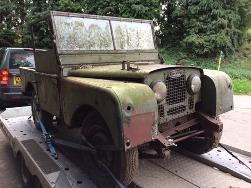 1952 Land Rover 80 inch for Restoration - Alloy Bulkhead For Sale