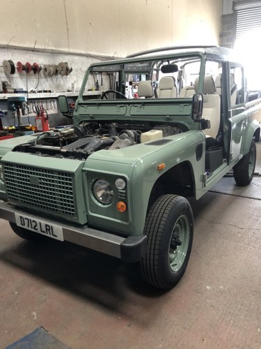 1987 Land Rover 110 csw 12 seat soft top Galvanised everything In vendita