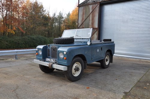 1971 Land Rover Series 2A Marine Blue Soft Top Petrol For Sale