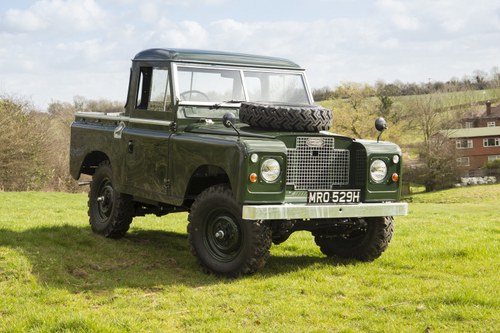 1969 Land Rover Series 2A 88" only 5974 miles from new! SOLD