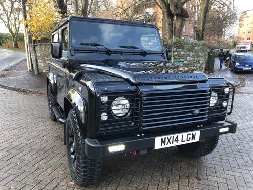 2014 Defender 90 XS Factory Left Hand Drive Black Pack ONE OWNER For Sale