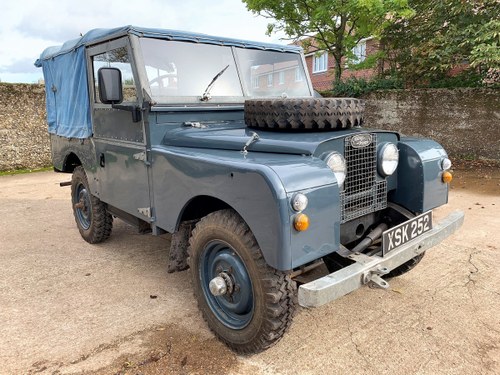 1954 land rover series one 86in softtop 2.25 petrol 7 seater For Sale