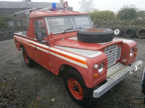 1984 Land rover series 3 109 rare fire truck - 4 cyl #1 For Sale