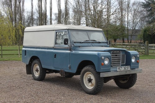 1978 Land Rover Series 3 1 owner and only 38000 miles. SOLD