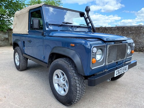 1986 rebuilt land rover 90 300TDi soft top+galvanised chassis+A1 VENDUTO